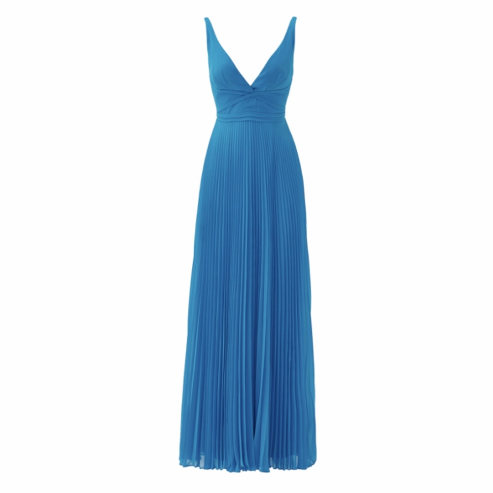 Laundry by Shelli Segal Turquoise Hudson Gown