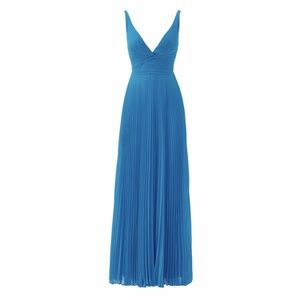 Laundry by Shelli Segal Turquoise Hudson Gown