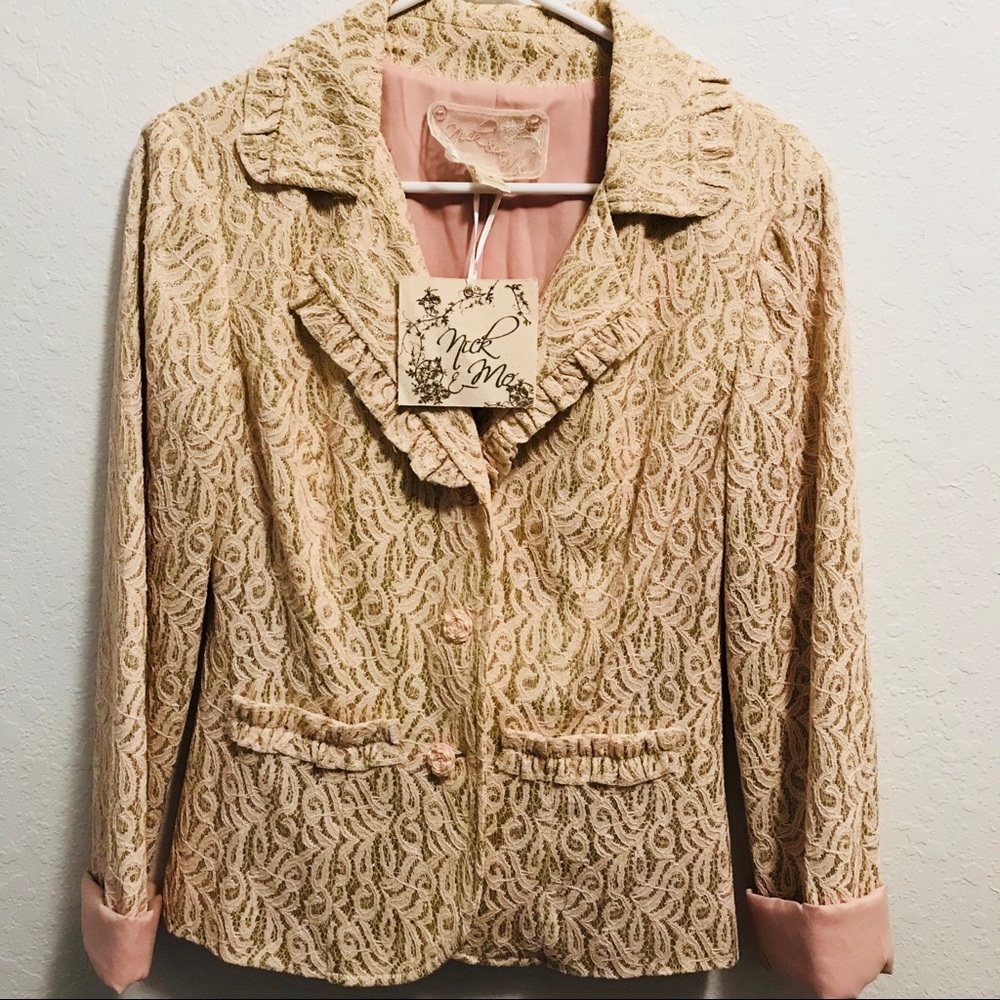Nick & Mo Button jacket Small
