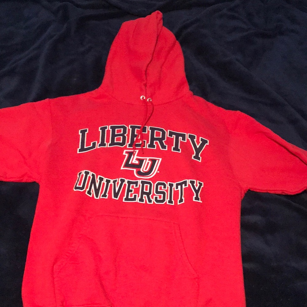 Champion Hoodie - Liberty University Red Hoodie