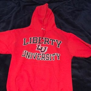 Champion Hoodie - Liberty University Red Hoodie