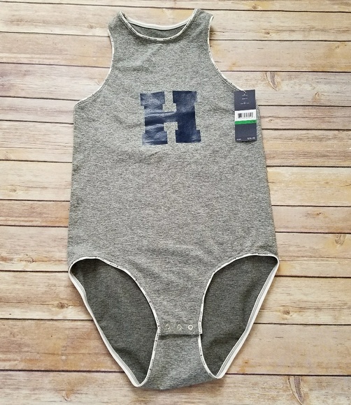 Tommy Hilfiger Other - NWT Tommy Hilfiger gray seamless bodysuit Large
