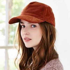 Corduroy baseball hat