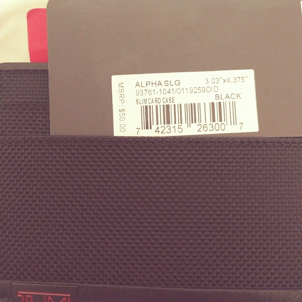 Tumi ID lock slim card holder alpha
