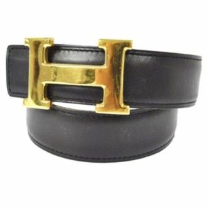 HERMES Constance Reversible Belt brown/Bl