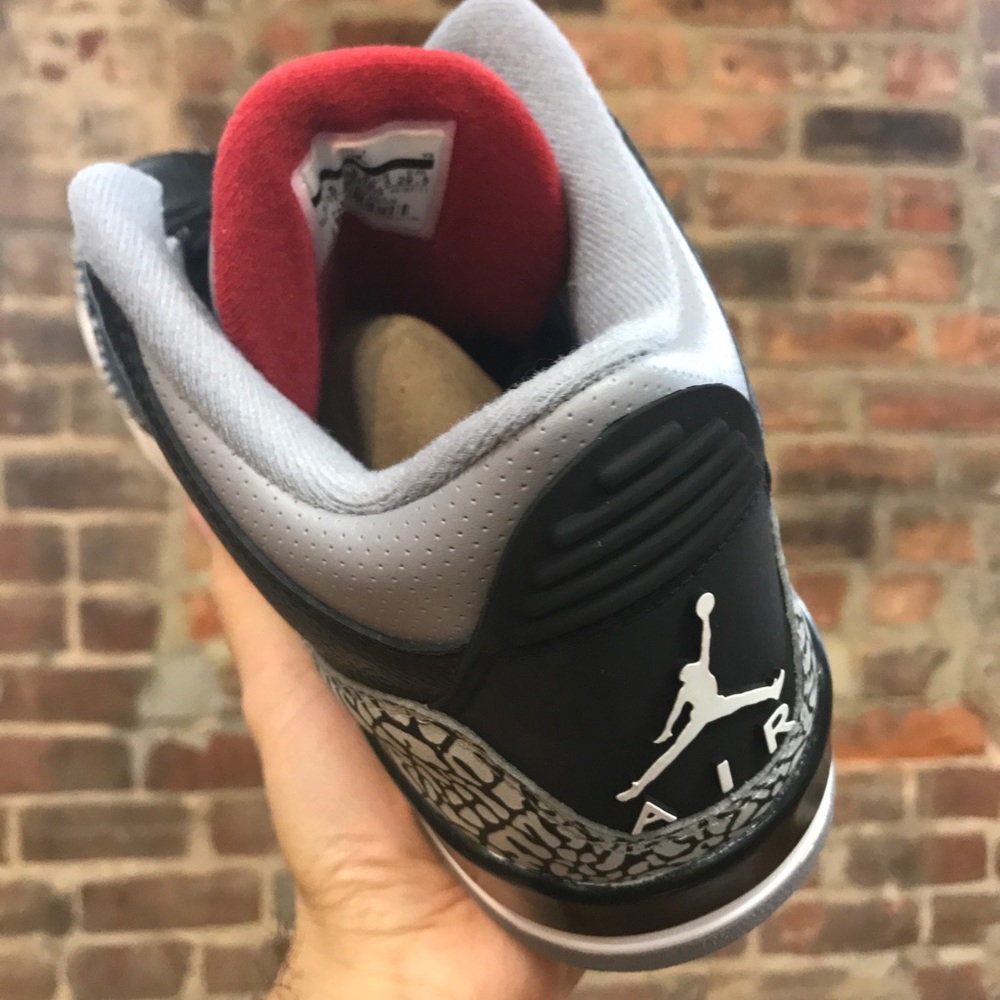 Air Jordan 3 Black Cement (2011) sz 11.5 Deadstock - Picture 4 of 8