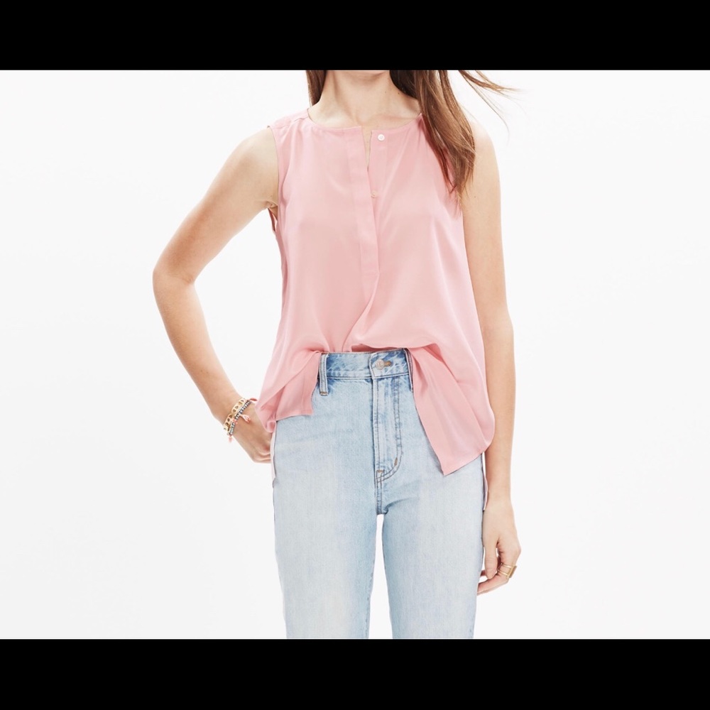 BRAND NEW Madewell Silk Blouse Size: L