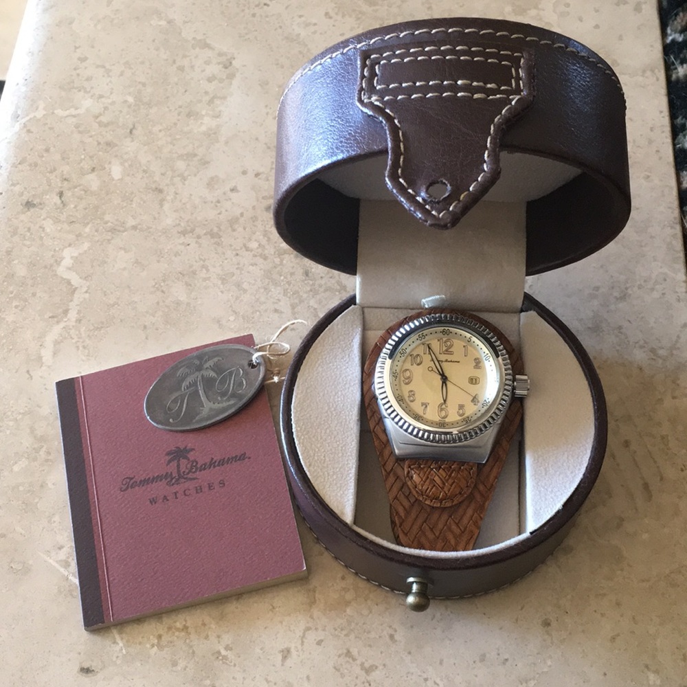 Tommy Bahama tb5001 Pocket Watch Brand NWT
