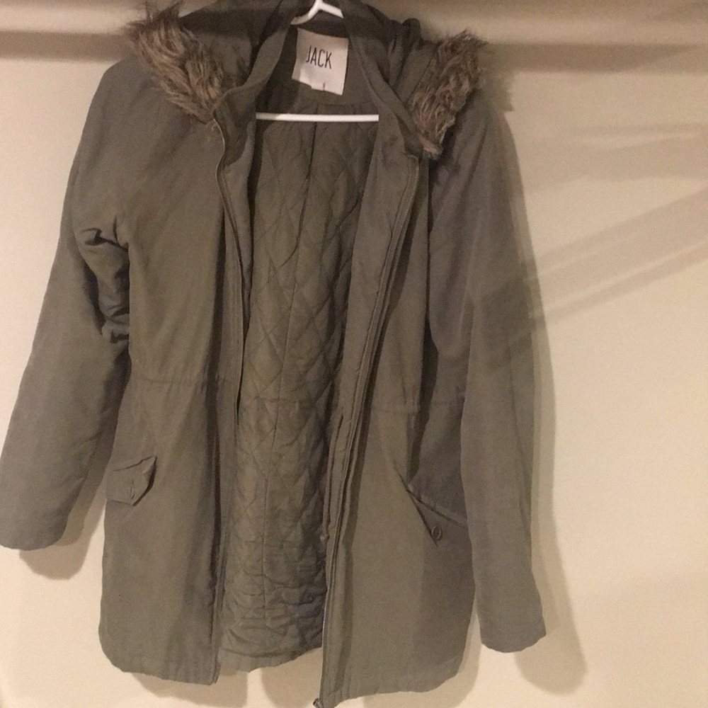 Olive green jacket
