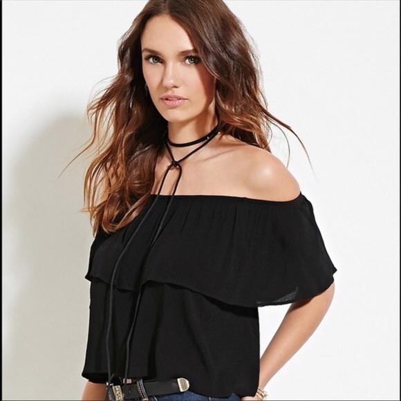 Forever 21 Tops - Off the shoulder top