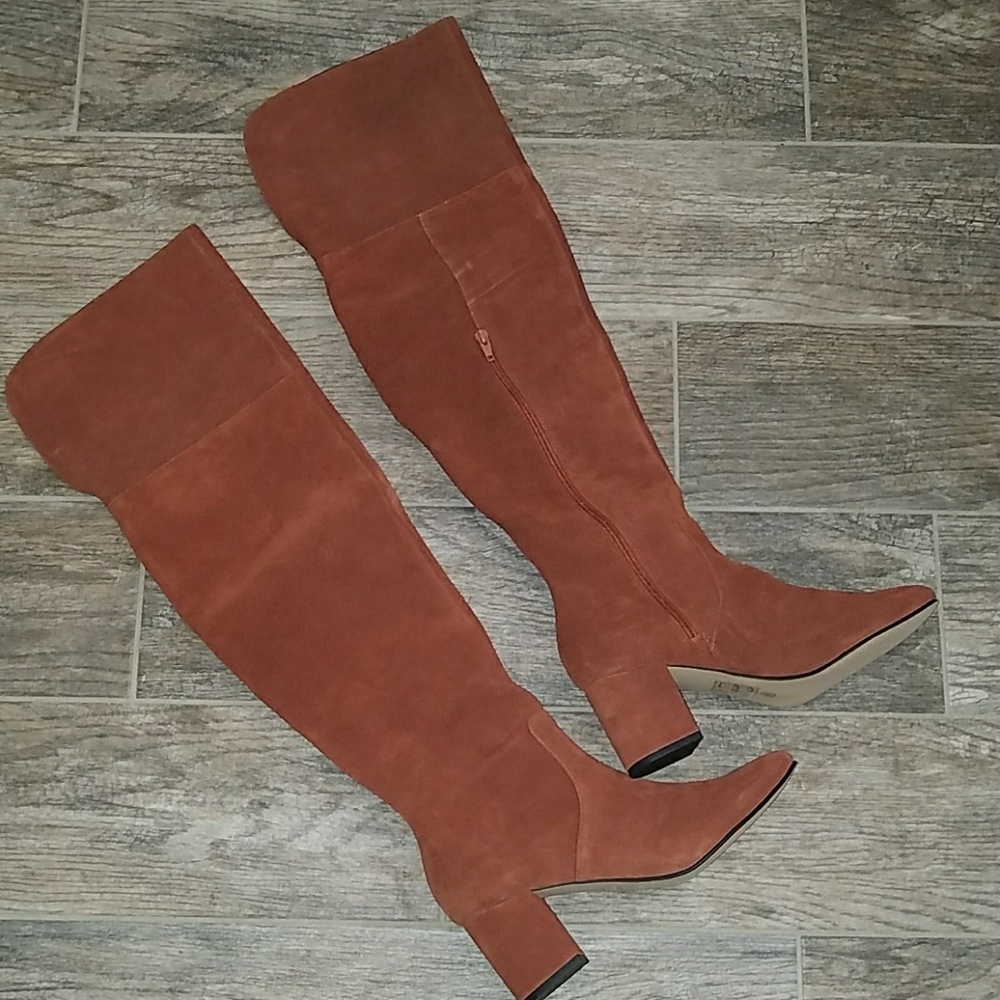 Suede Over-the-knee Boots