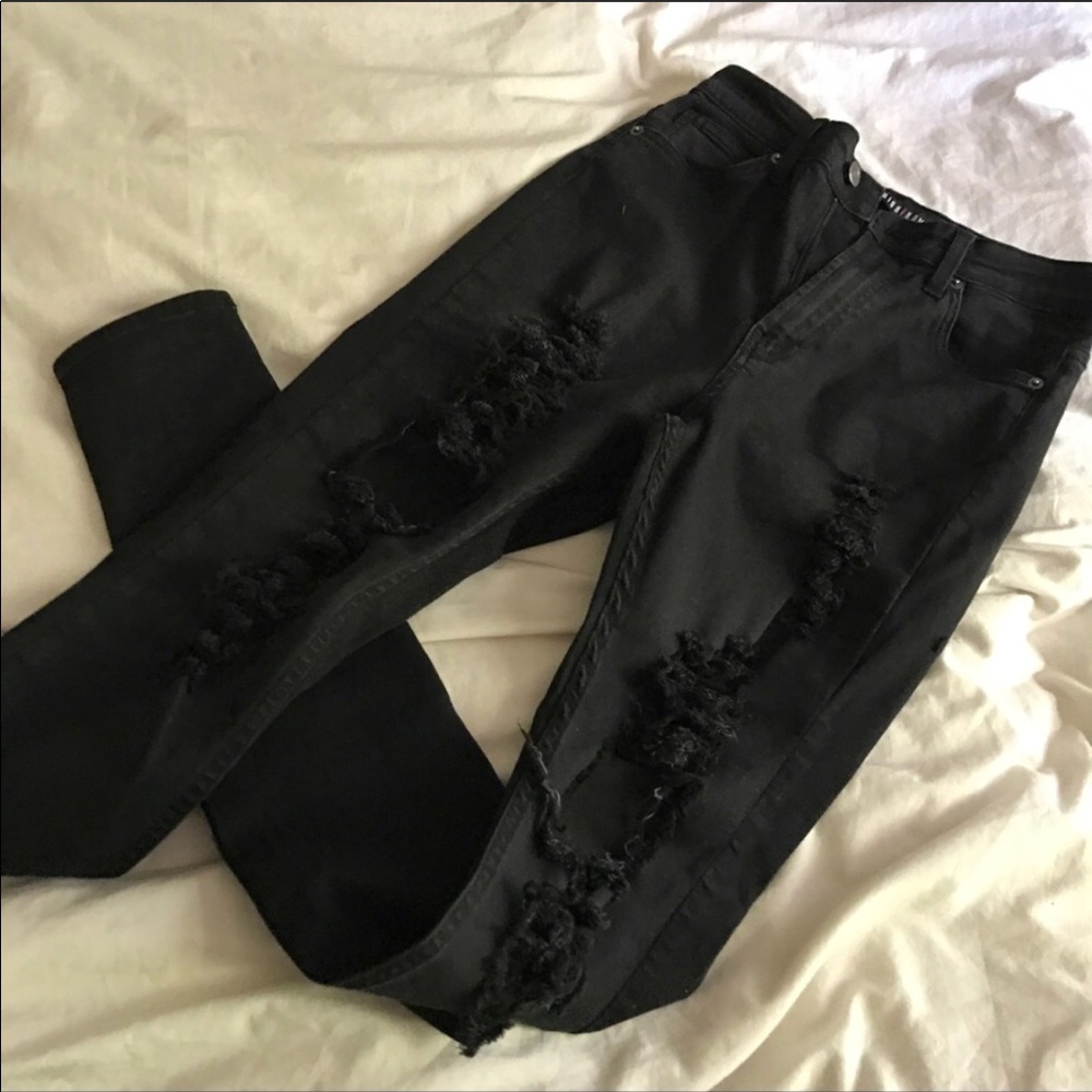 Fashion Nova Distressed Jeans