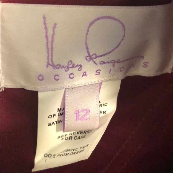 HAYLEY PAIGE OCCASIONS BRIDESMAID DRESS W/POCKETS - Picture 4 of 4