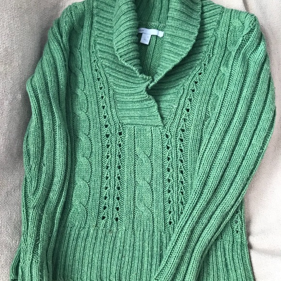 Old Navy Green Knit Sweater x-Small - Picture 3 of 3