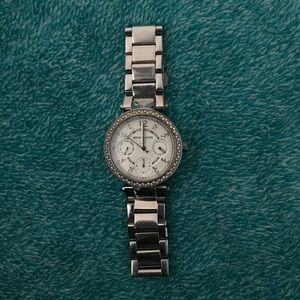 Michael Kors Mini-Parker Silver Watch