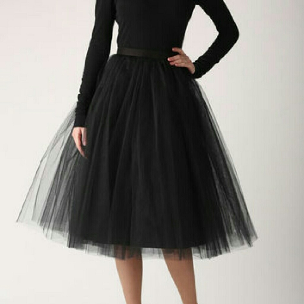 KTOO black Tulle Skirt