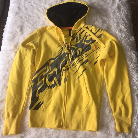yellow fox hoodie