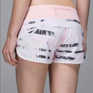 Lululemon “Sunset Stripe” Speed Shorts