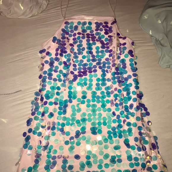 Sequin Rave Mini Dress - Picture 1 of 3