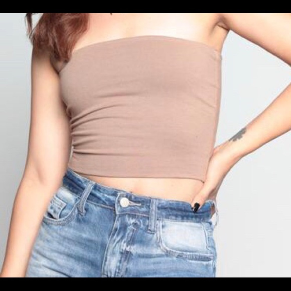 Mocha tube top size Small