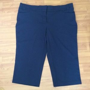 NWOT NAVY MAURICES MID-RISE CROP DRESS PANTS