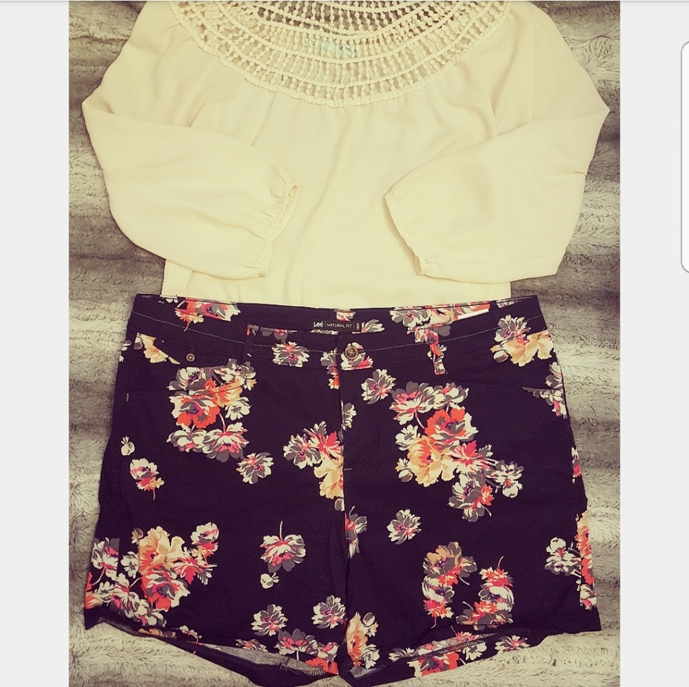 Lee Floral Chino Shorts