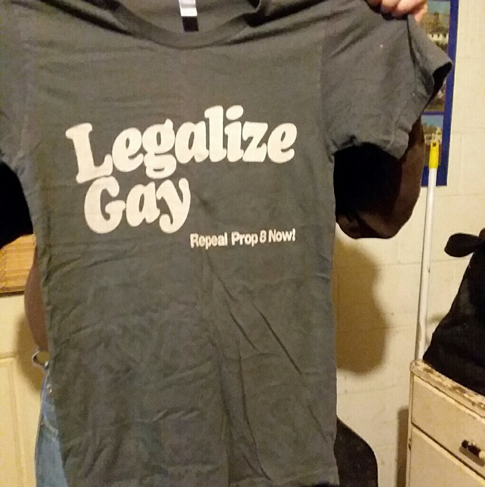 American Apparel Legalize Gay Prop 8 shirt