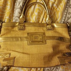 Anya Hindmarch wicker purse used