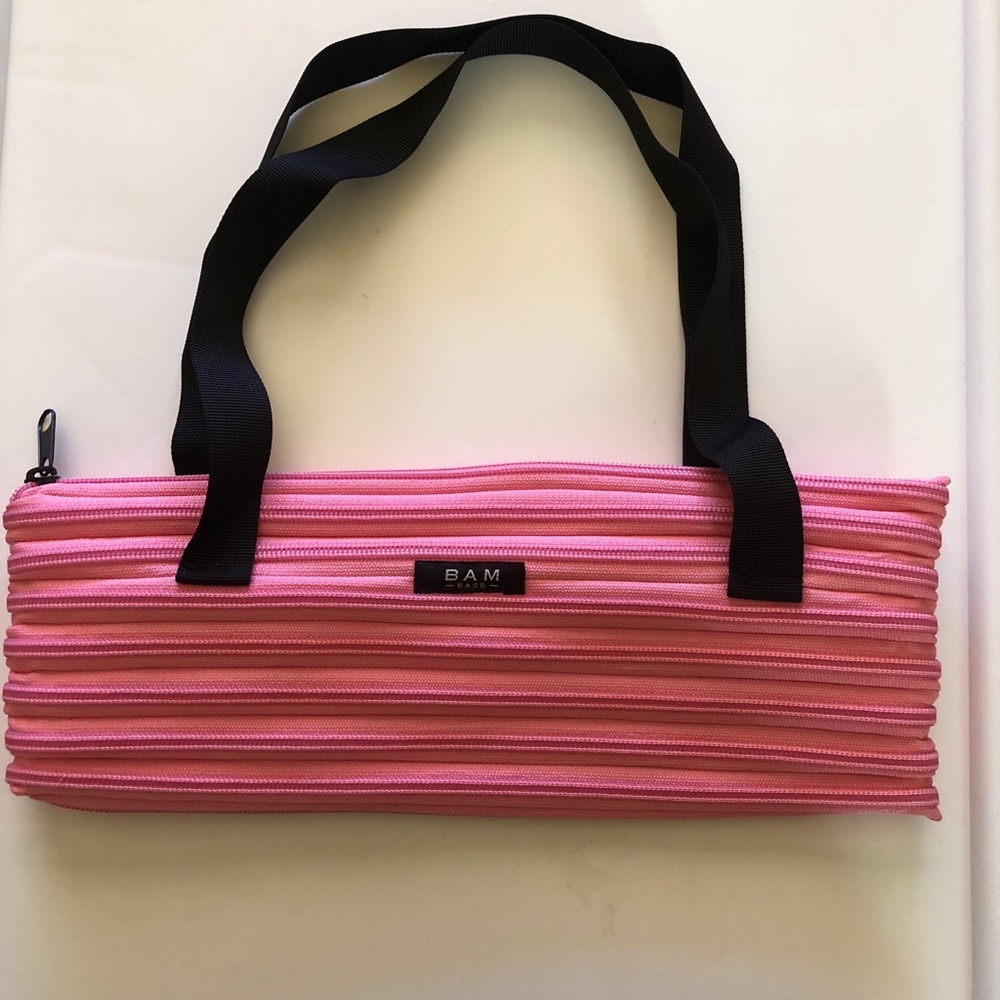 Pink BAM Bag with Black Straps