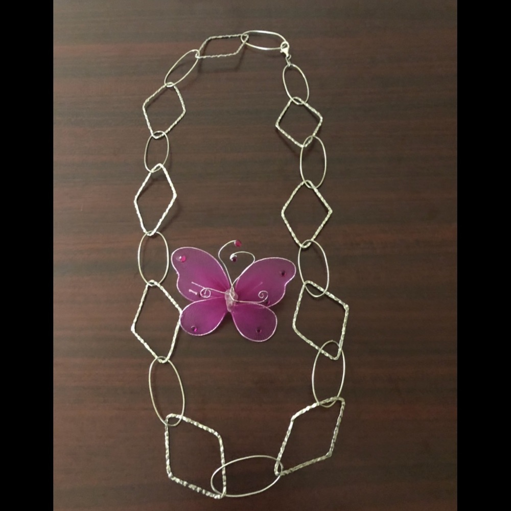 Sterling Silver Necklace Italian 925 04218P3
