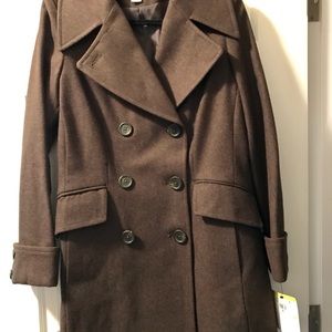 20%♦️⬇️ Chic Double Breasted Anne Klein Wool Coat
