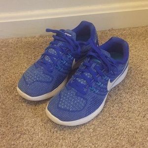 Blue Nikes