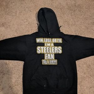 Cotton steelers hood