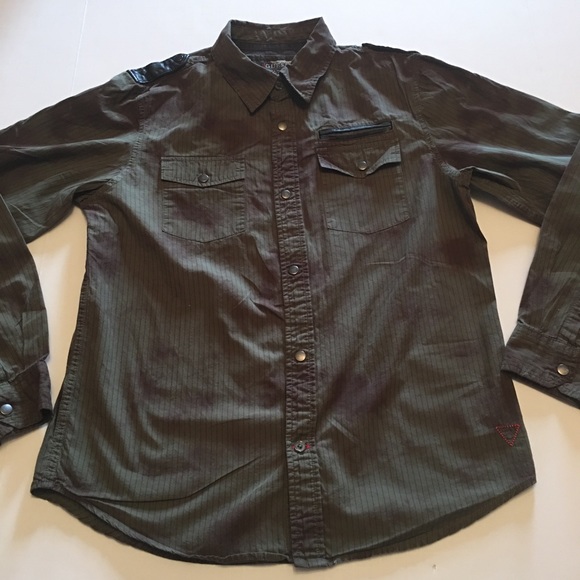 Guess Other - Boys Long Sleeve Guess Button Down