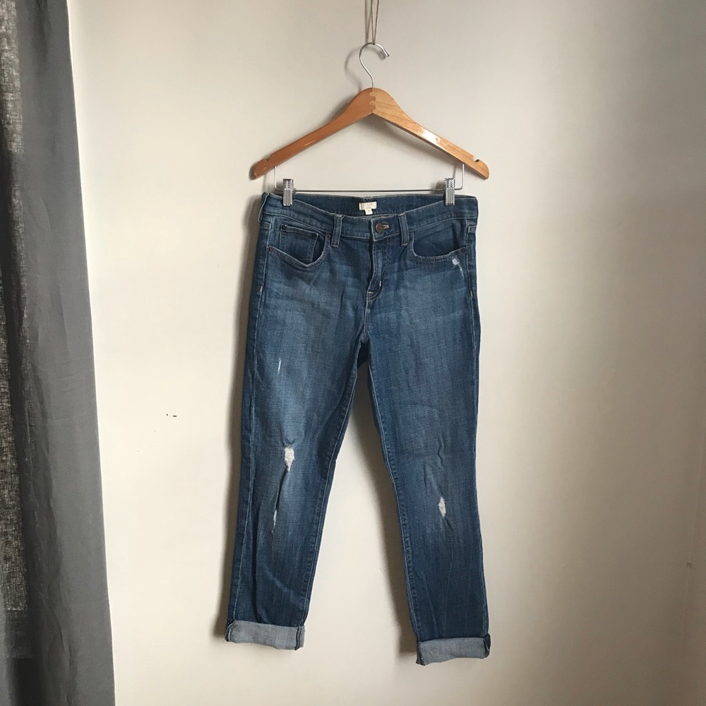 J. Crew boyfriend jeans