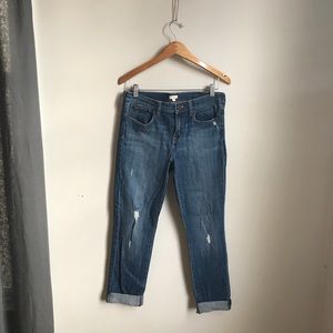 J. Crew boyfriend jeans