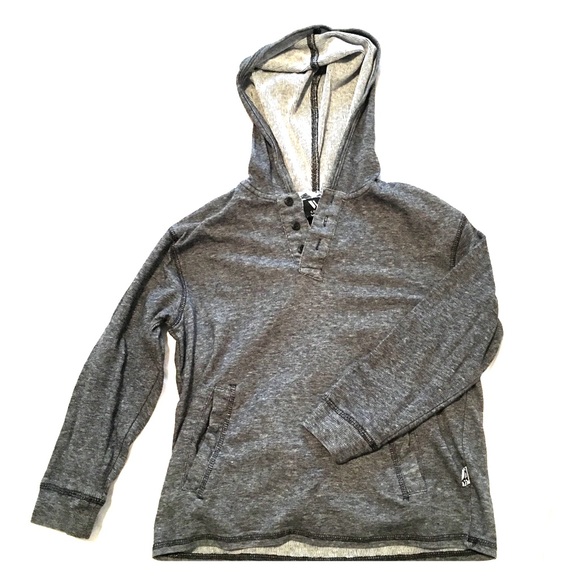 Shaun White b&w striped hooded long sleeve shirt S - Picture 1 of 4