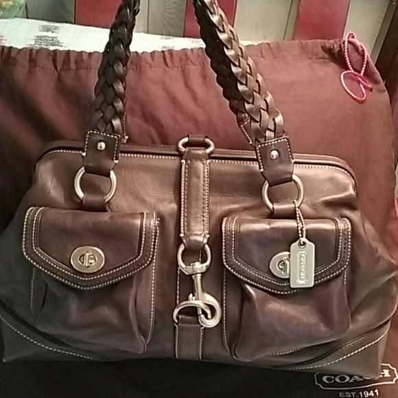 Coach Handbags - Coach Daphne Brown Doctor Satchel