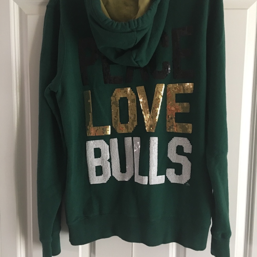 Adorable USF zip up with sparkly letters