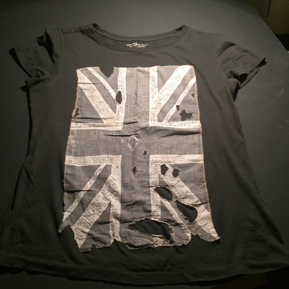 ❌SOLD❌Denim & Supply Union Jack Graphic Tee - Picture 5 of 6