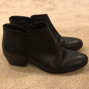 Sam Edelman Petty Booties Black Leather