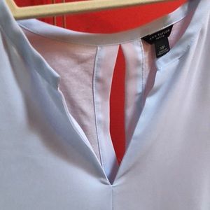 Ann Taylor Blouse. Ice Blue. Long sleeves.