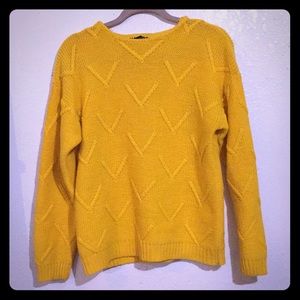Mustard Knit Sweater