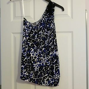 Bedazzled One Shoulder Cheetah Top-14/16