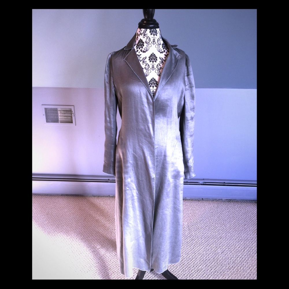Giorgio Armani long light coat