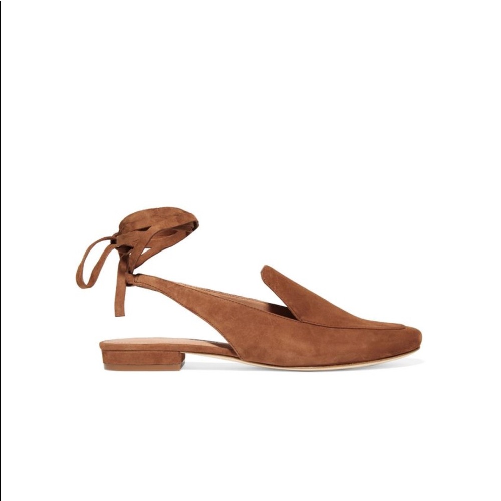 Sigerson Morrison laced up leather loafers