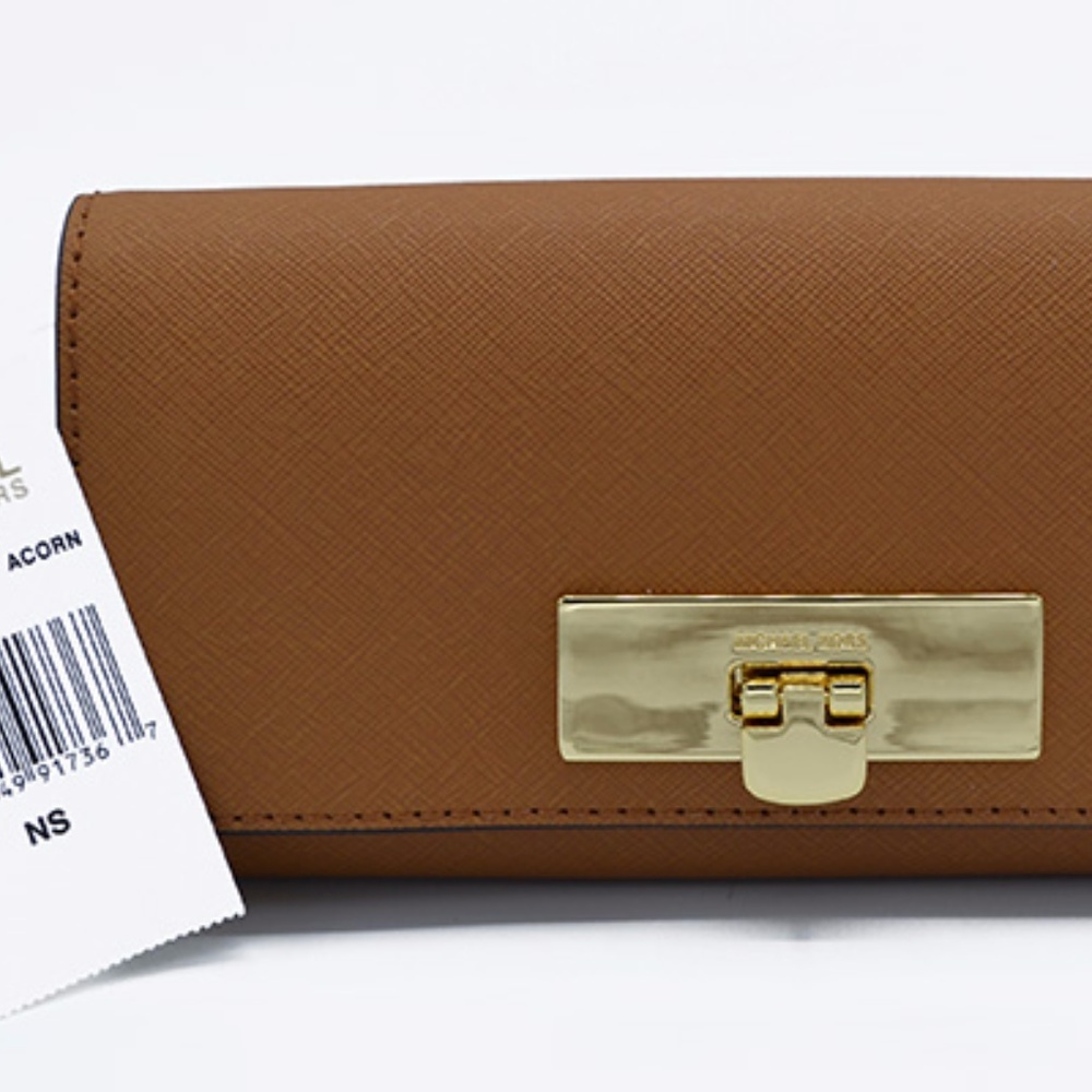 MICHEAL KORS CARRYALL/WALLET BROWN CALLIE ACORN