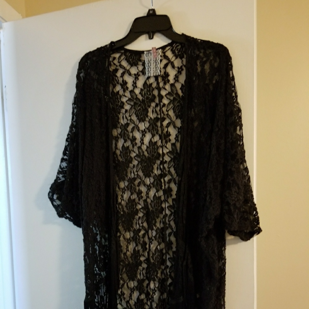 Black lace Cardigan