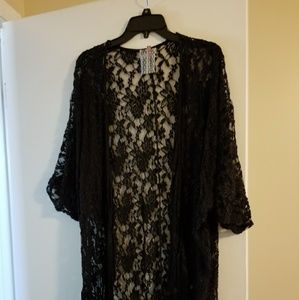 Black lace Cardigan