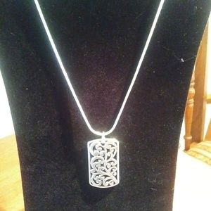 Fashion silver necklace with earrings!